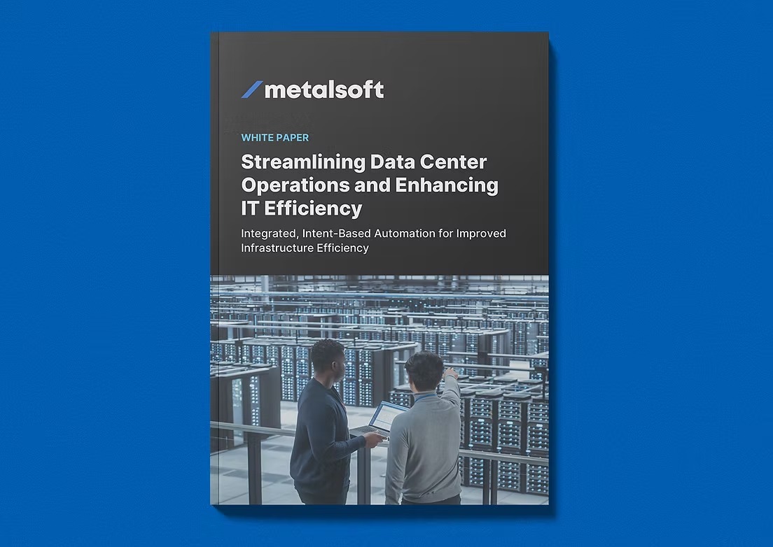Cover of the white paper on streamlining data center operations and enhancing IT efficiency